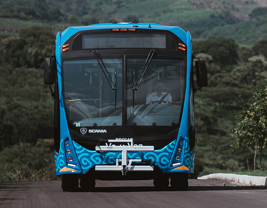 Autobus Beccar Electric Blue